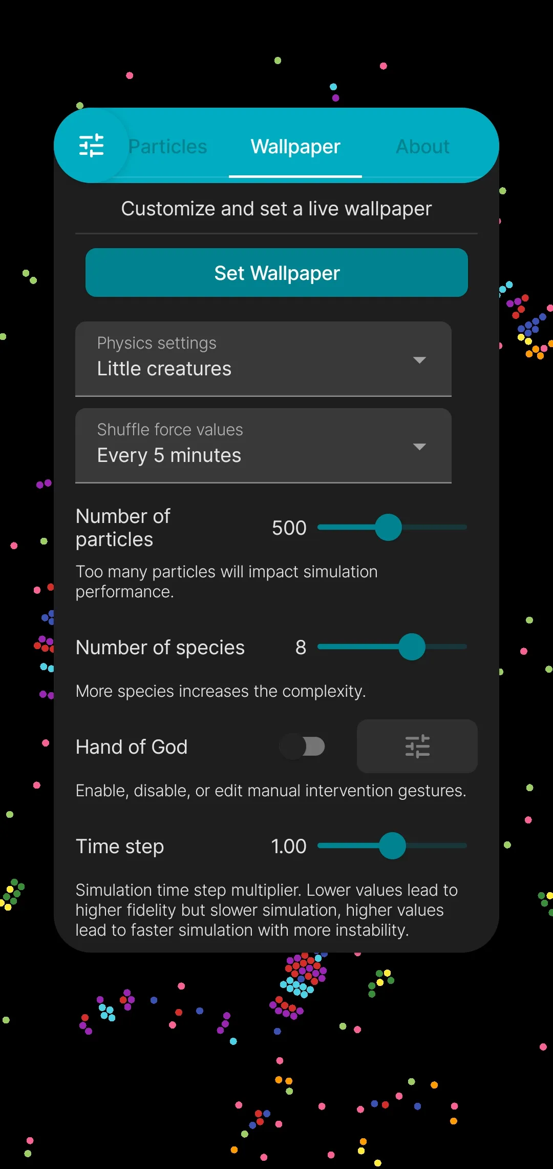 Particle Life | Indus Appstore | Screenshot