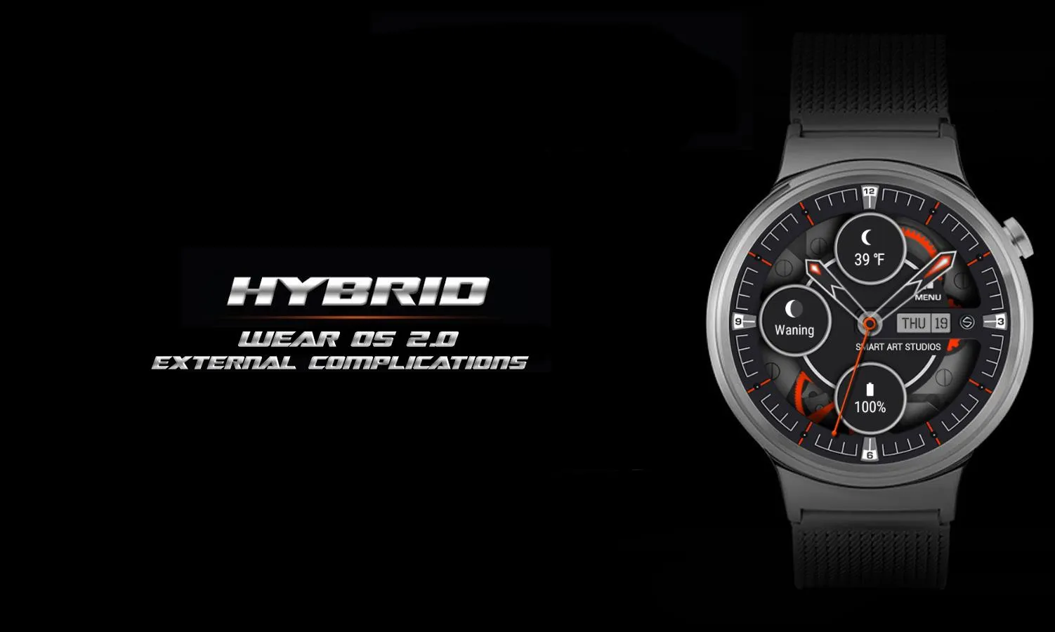 Hybrid 3D Watch Face | Indus Appstore | Screenshot