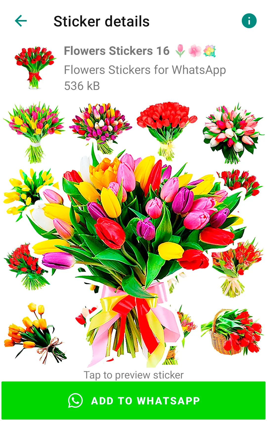 Flowers Stickers for WhatsApp | Indus Appstore | Screenshot