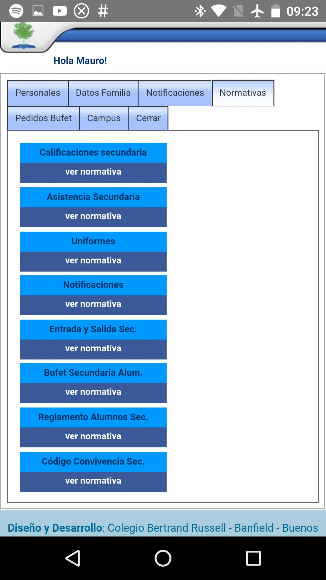 Alumnos - Colegio Russell | Indus Appstore | Screenshot