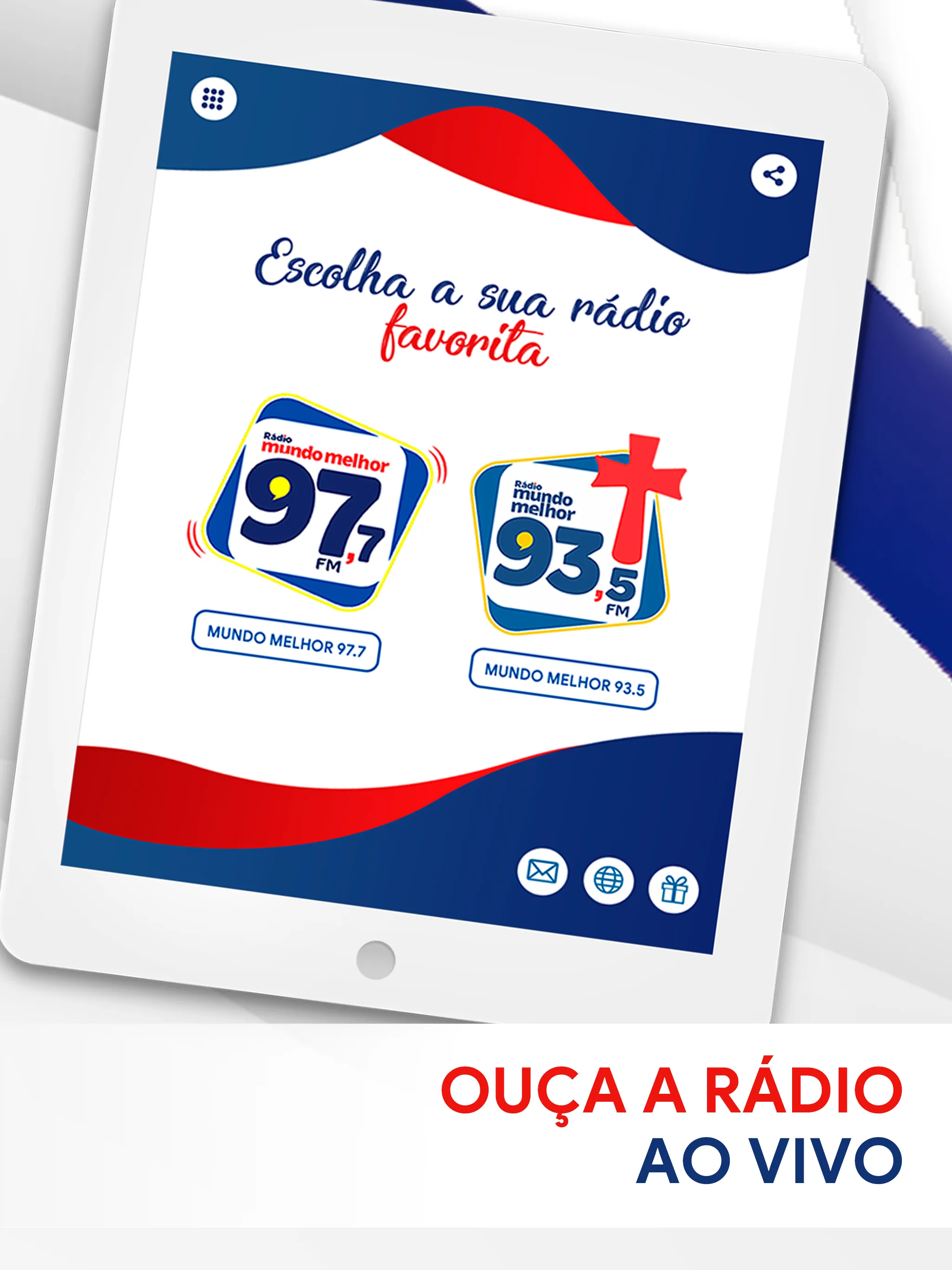 Rádio Mundo Melhor 93FM e 97FM | Indus Appstore | Screenshot