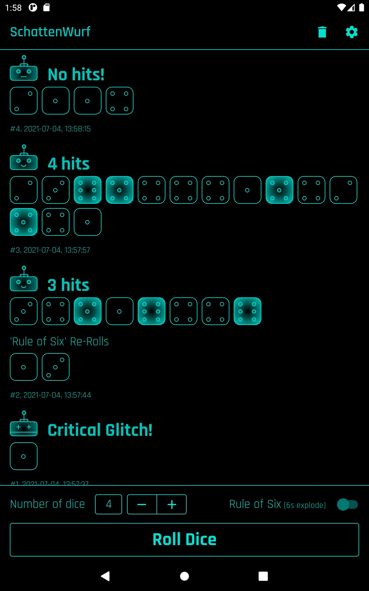 SchattenWurf for Shadowrun | Indus Appstore | Screenshot