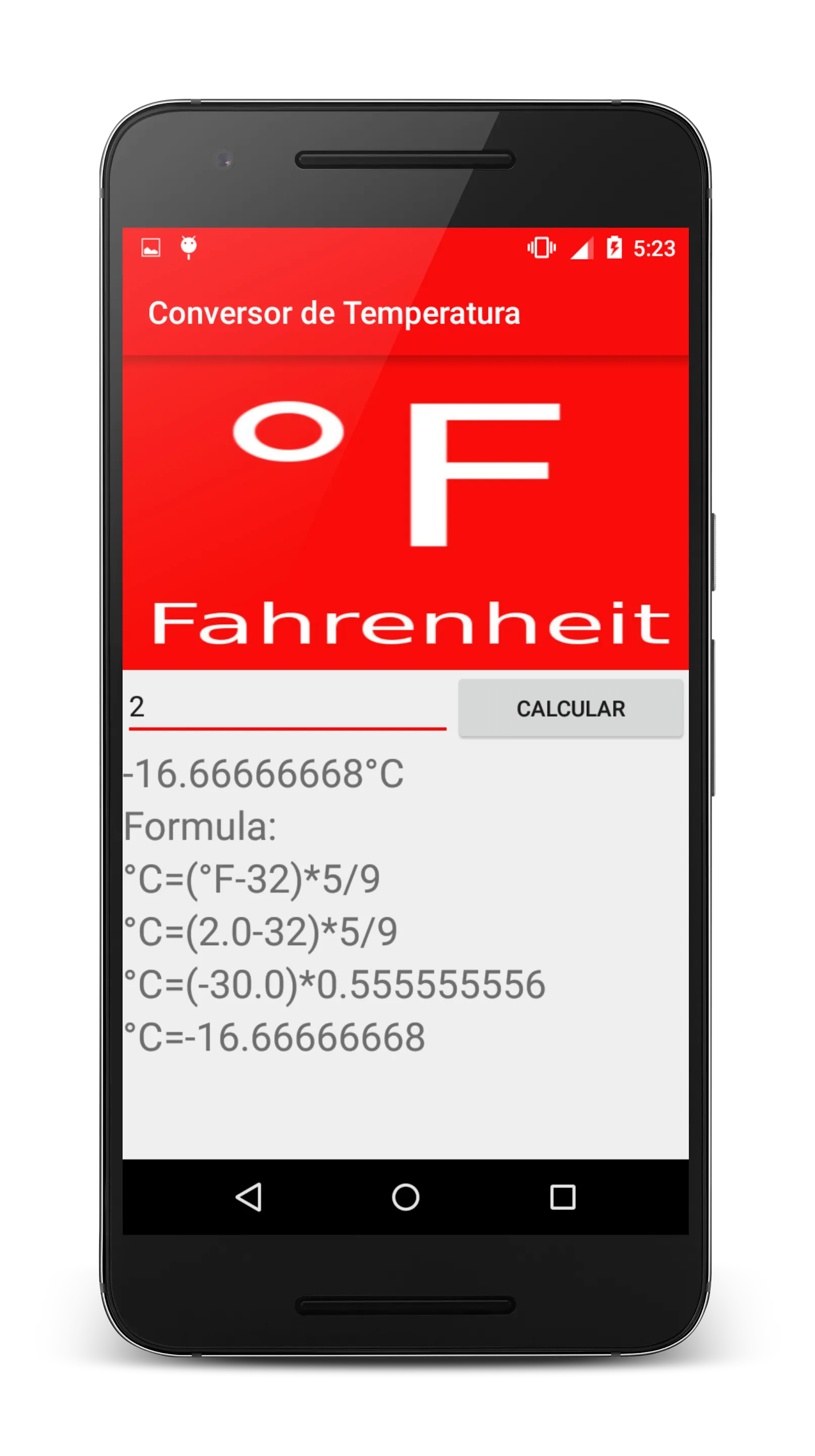 Conversor de Temperatura | Indus Appstore | Screenshot