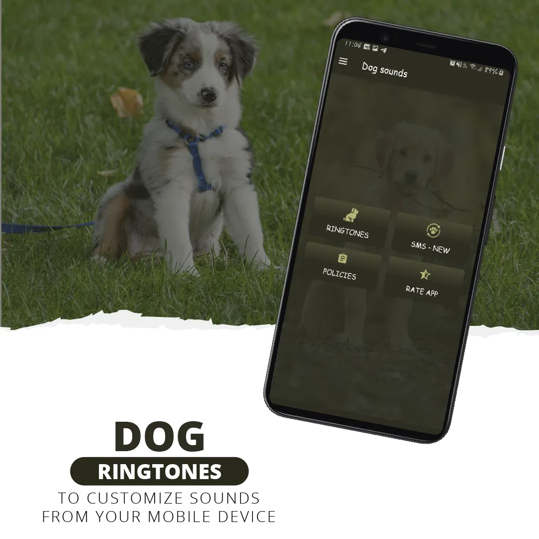 Dog ringtones, barking sounds | Indus Appstore | Screenshot