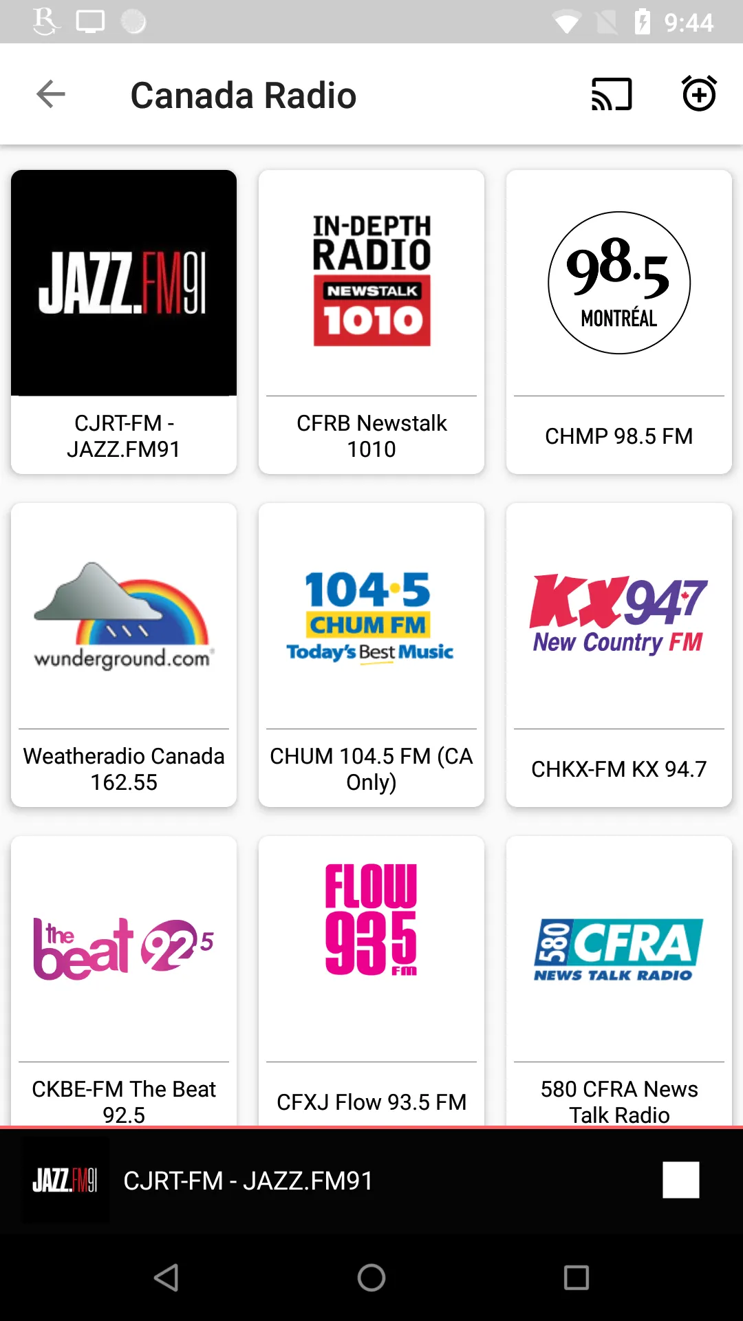 Radio Canada Live -  Radio Pla | Indus Appstore | Screenshot