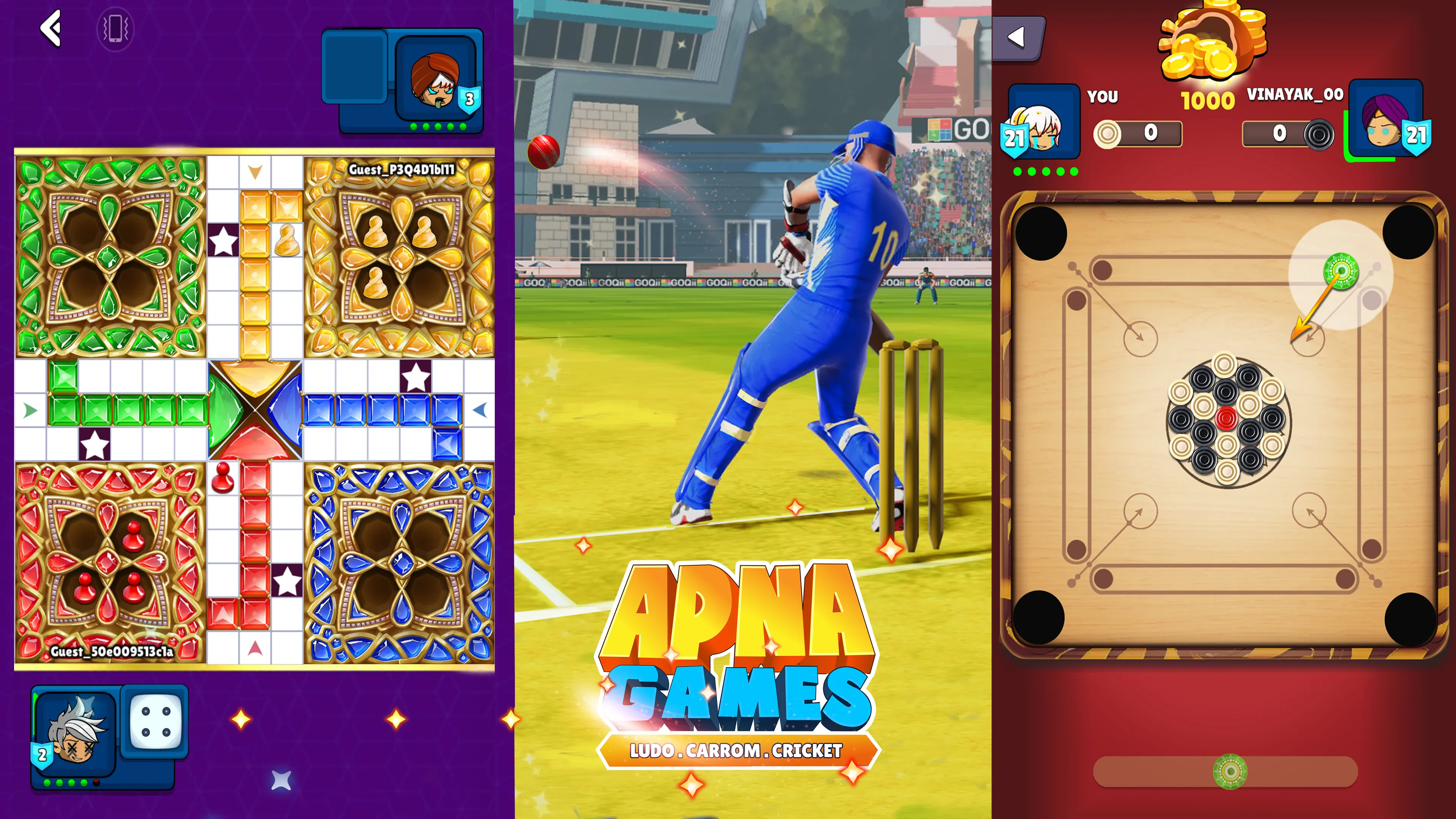 Apna Games Ludo Carrom Cricket | Indus Appstore | Screenshot