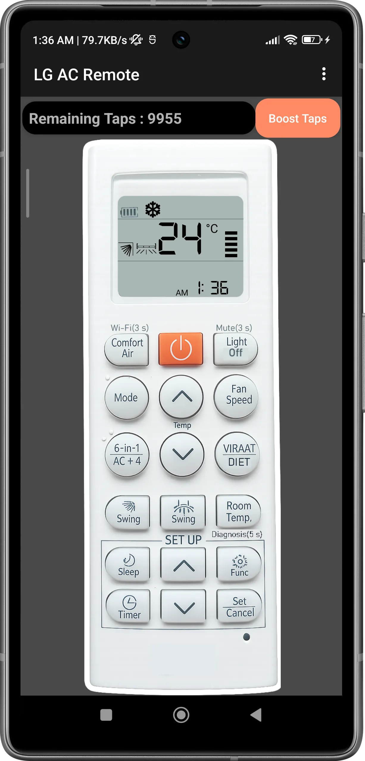 AC Remote for LG | Indus Appstore | Screenshot
