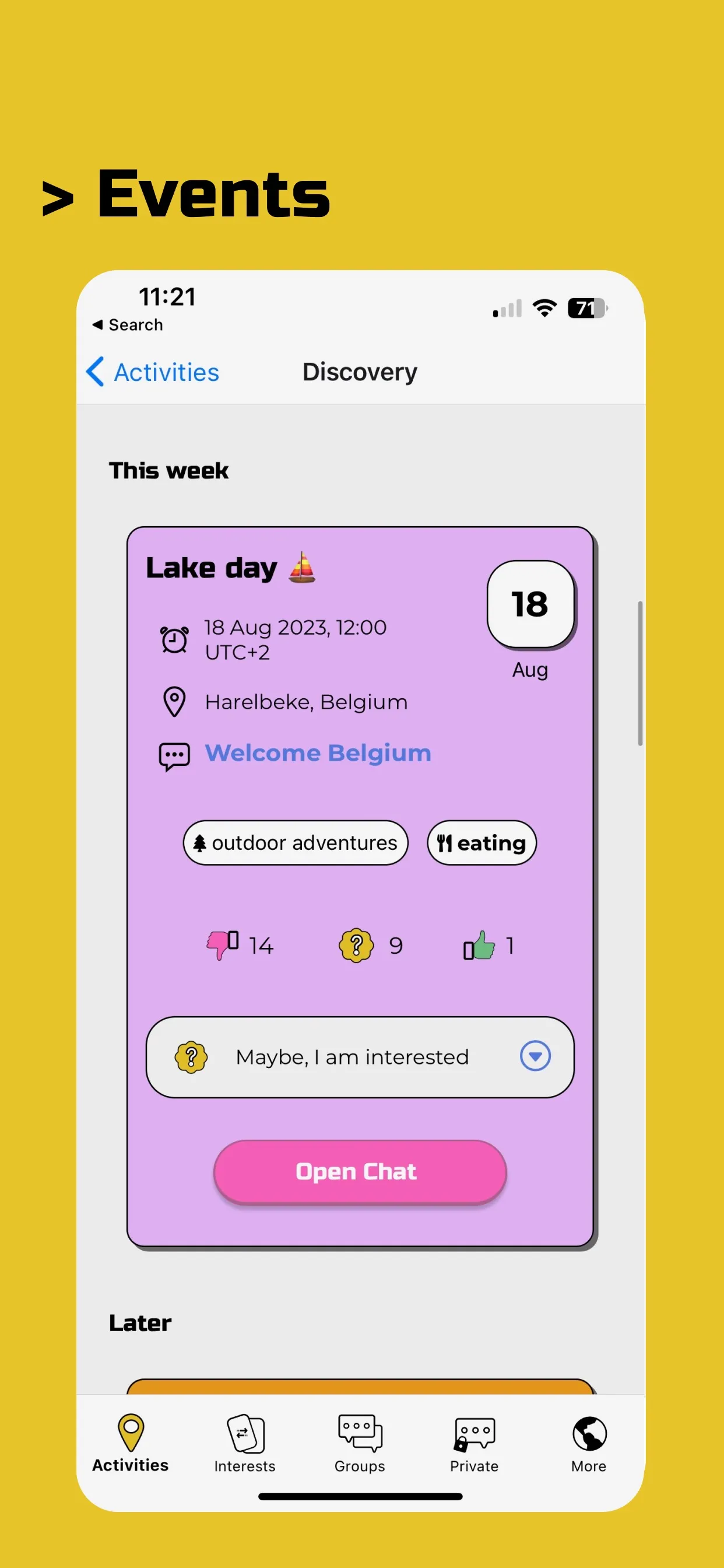 UNBLND - make friends app | Indus Appstore | Screenshot