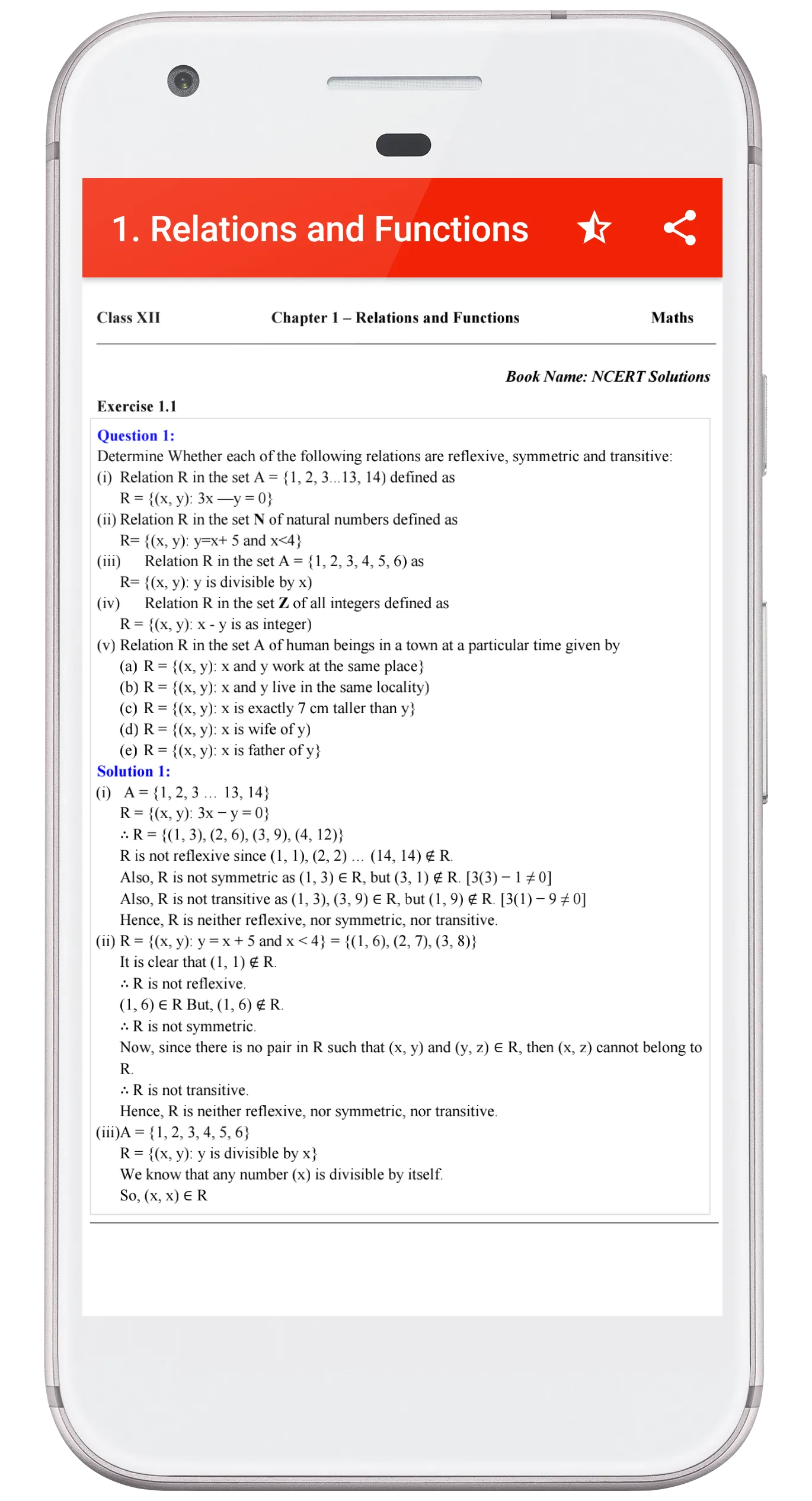 RS Aggarwal 12th Math Solution | Indus Appstore | Screenshot