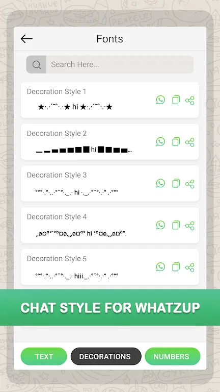 Fancy font style for whatzup | Indus Appstore | Screenshot