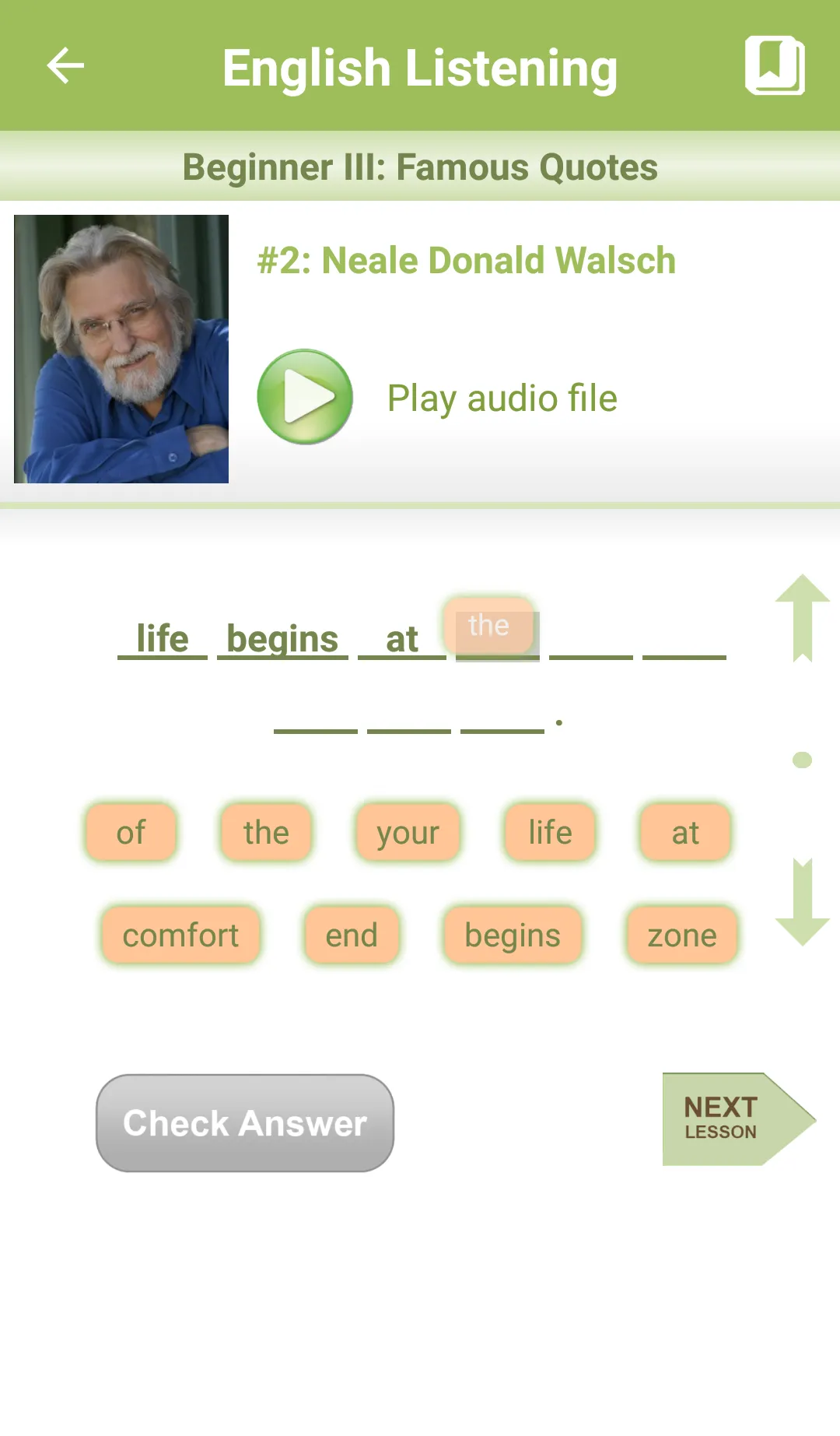 English Listening | Indus Appstore | Screenshot