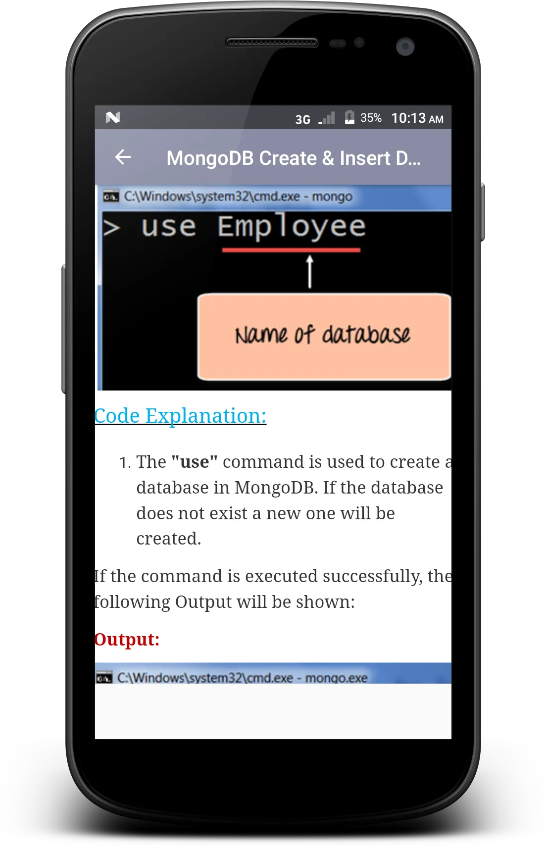 MongoDB Database | Indus Appstore | Screenshot