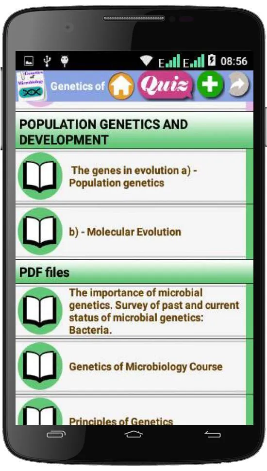 Genetics of Microbiology Cours | Indus Appstore | Screenshot