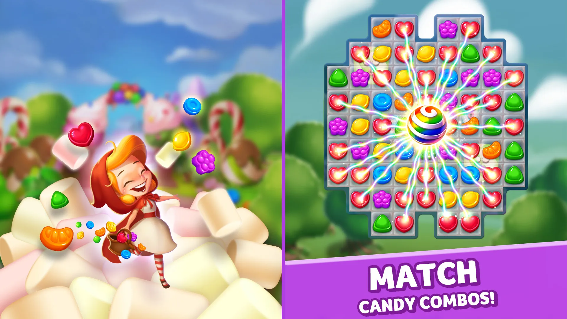 Lollipop & Marshmallow Match3 | Indus Appstore | Screenshot