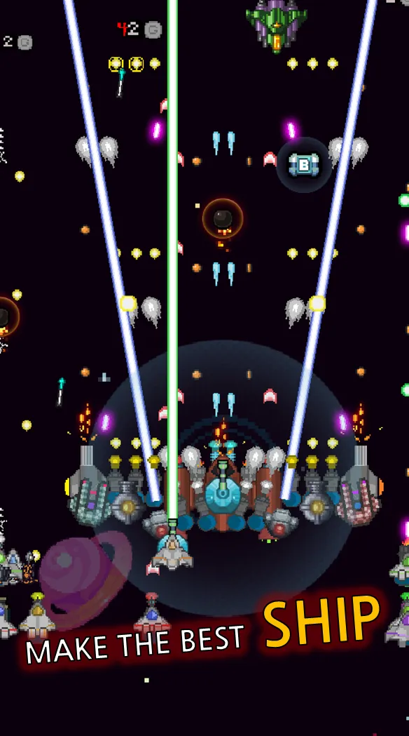 Grow Spaceship : Idle Shooting | Indus Appstore | Screenshot