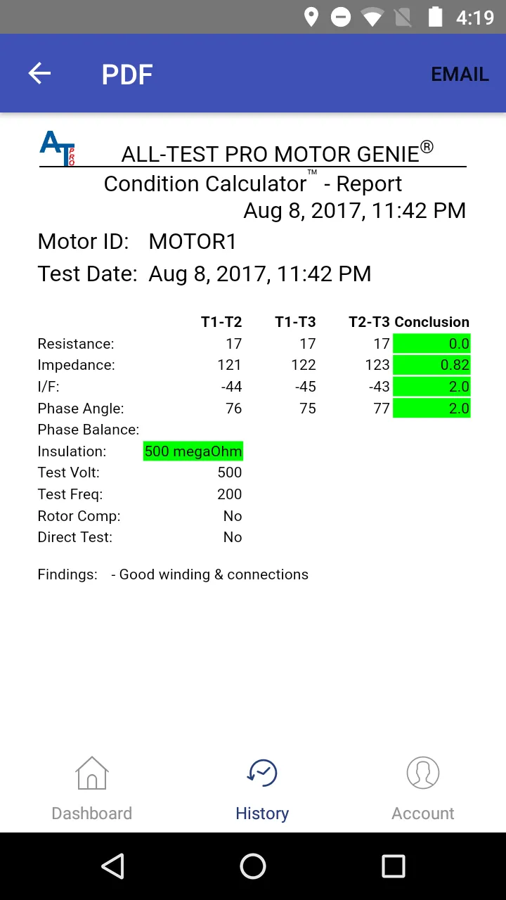 MOTOR GENIE® - Condition Calcu | Indus Appstore | Screenshot