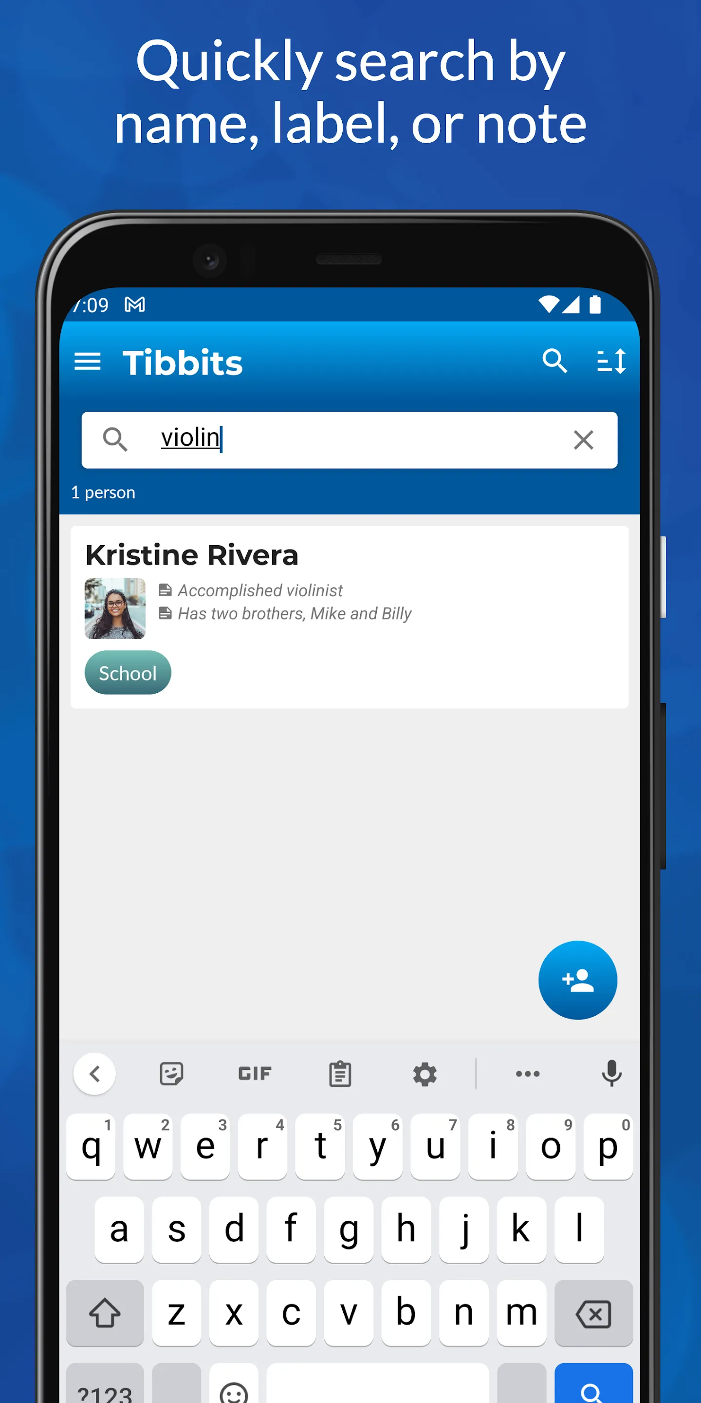 Tibbits – Remember Names | Indus Appstore | Screenshot