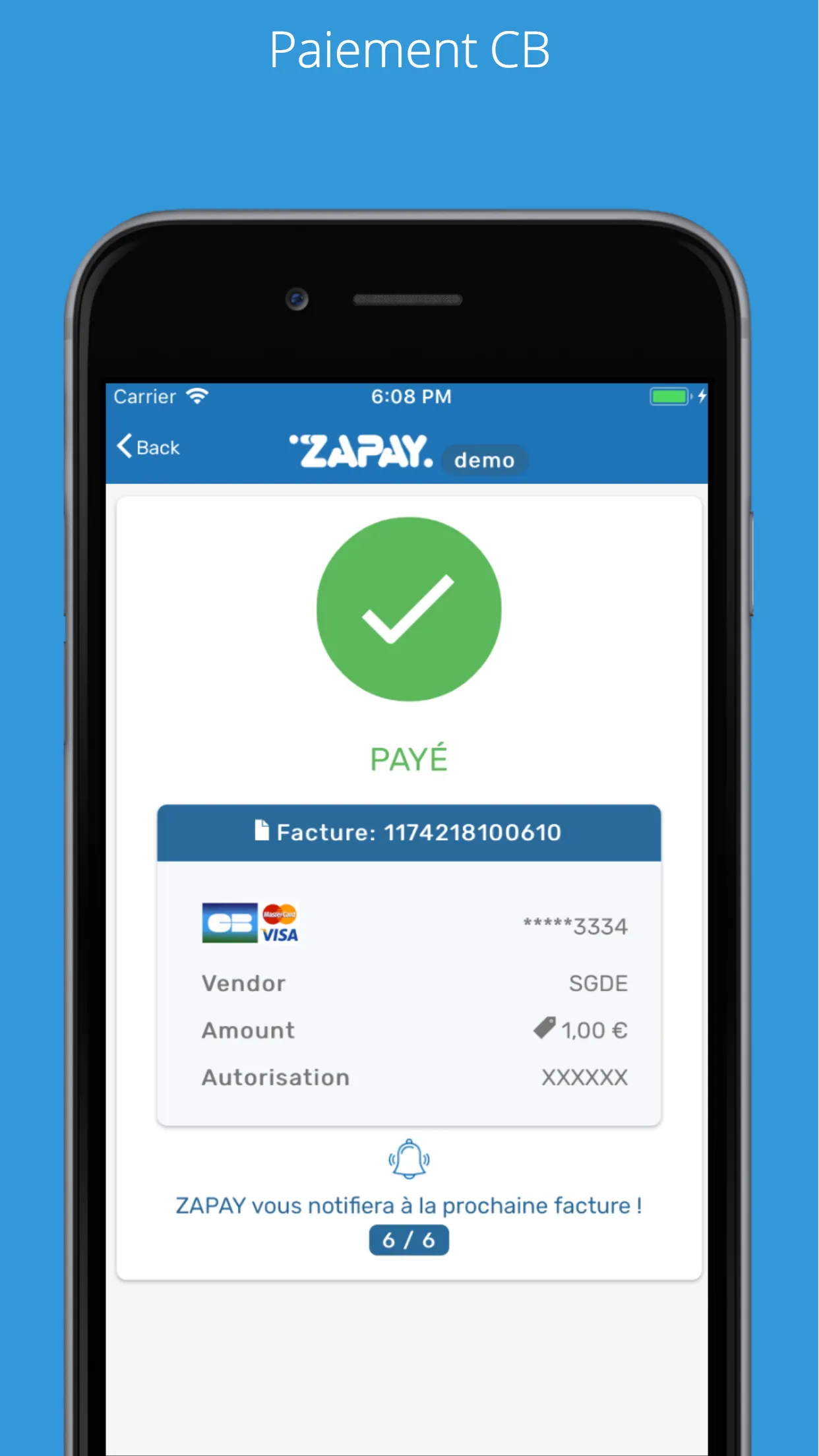 ZAPAY - Paiement de factures | Indus Appstore | Screenshot