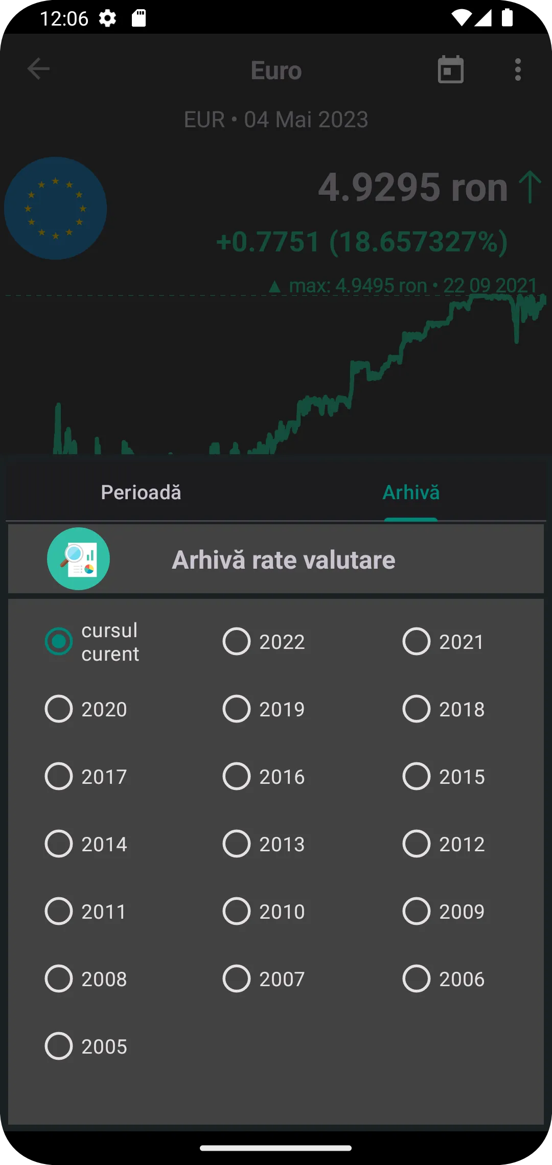 Curs Valutar BNR | Indus Appstore | Screenshot