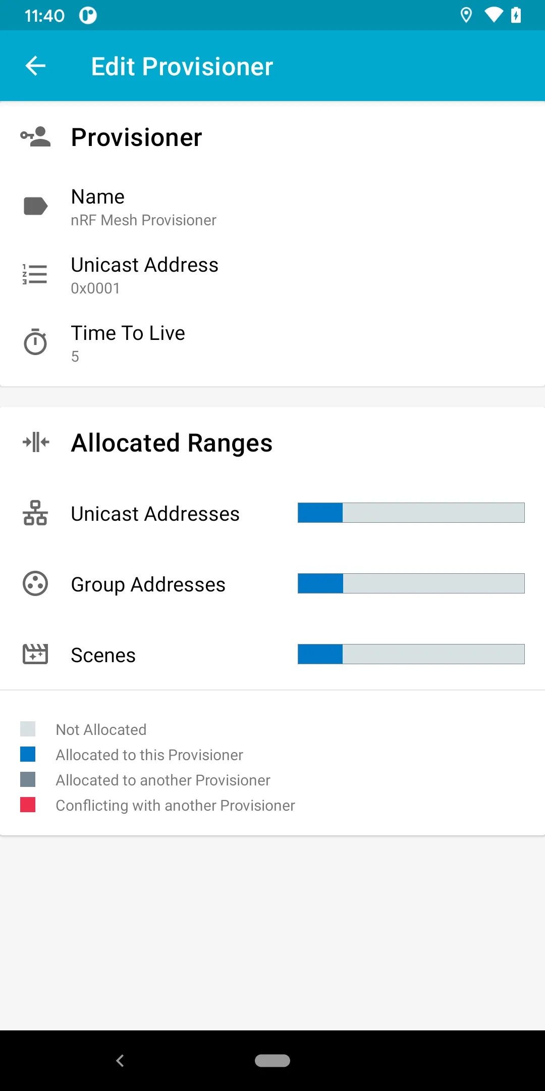 nRF Mesh | Indus Appstore | Screenshot