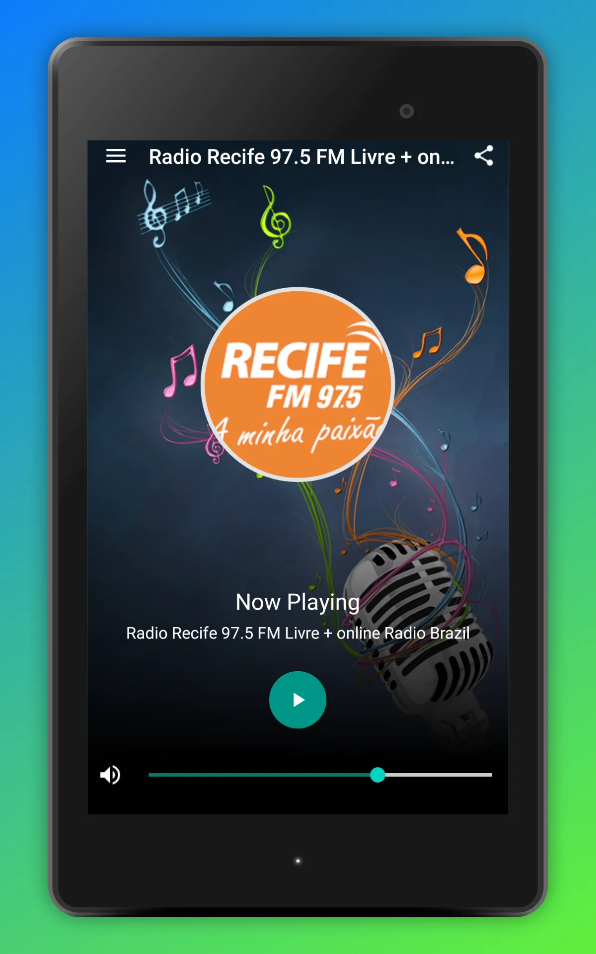 Radio Recife FM 97.5 Ao Vivo | Indus Appstore | Screenshot