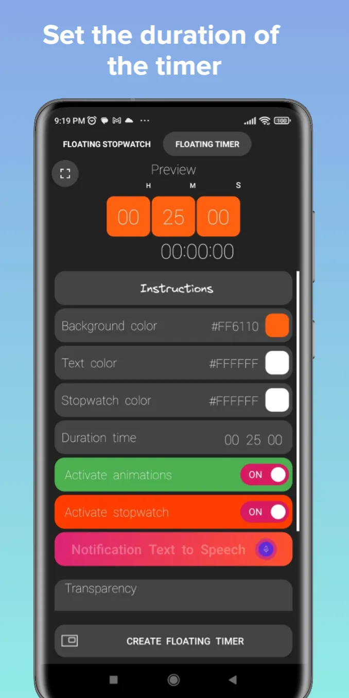 Floating Timer Stopwatch | Indus Appstore | Screenshot