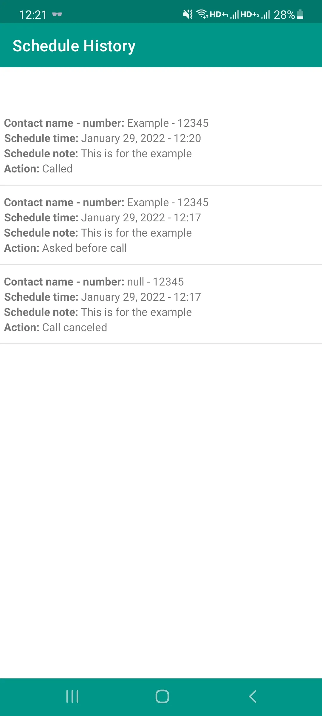 Auto Call Scheduler | Indus Appstore | Screenshot