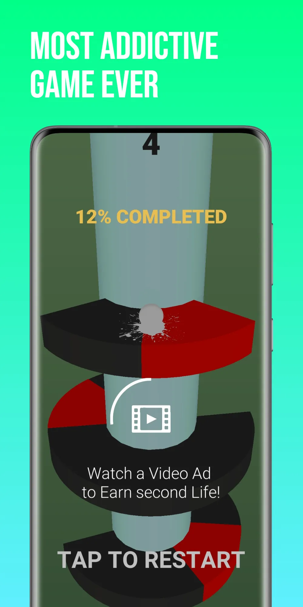 Spiral Stack Jump And Fall Bal | Indus Appstore | Screenshot