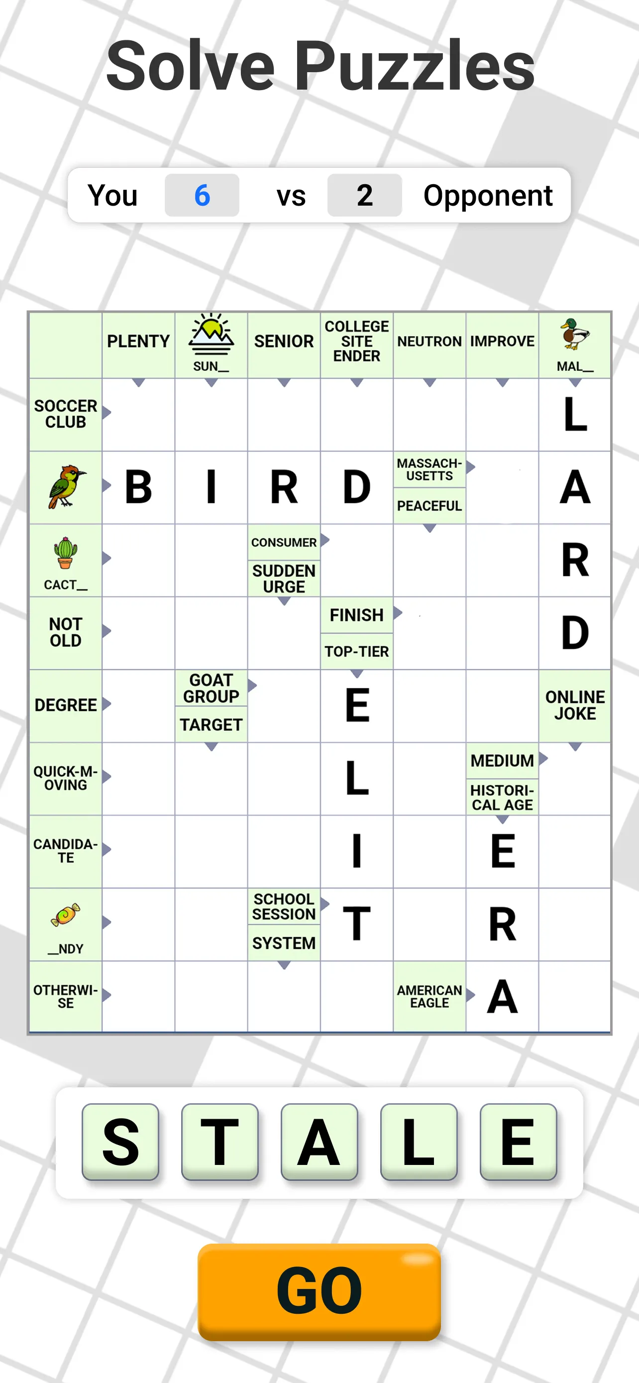 Crossword Go! | Indus Appstore | Screenshot