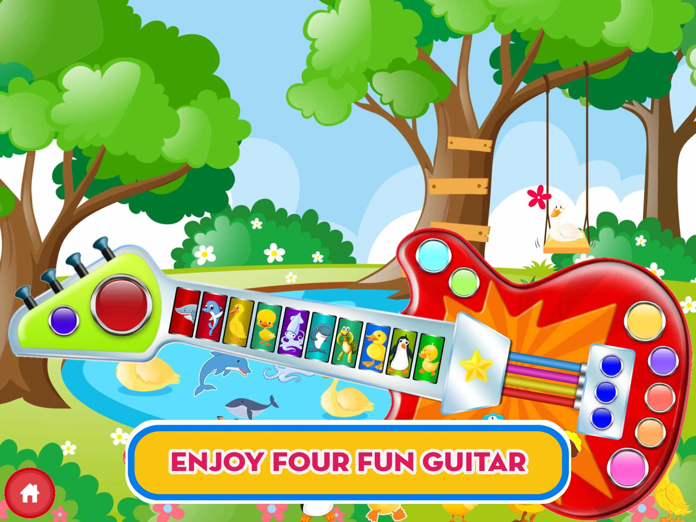 Baby Fun Guitar Animal Noises | Indus Appstore | Screenshot