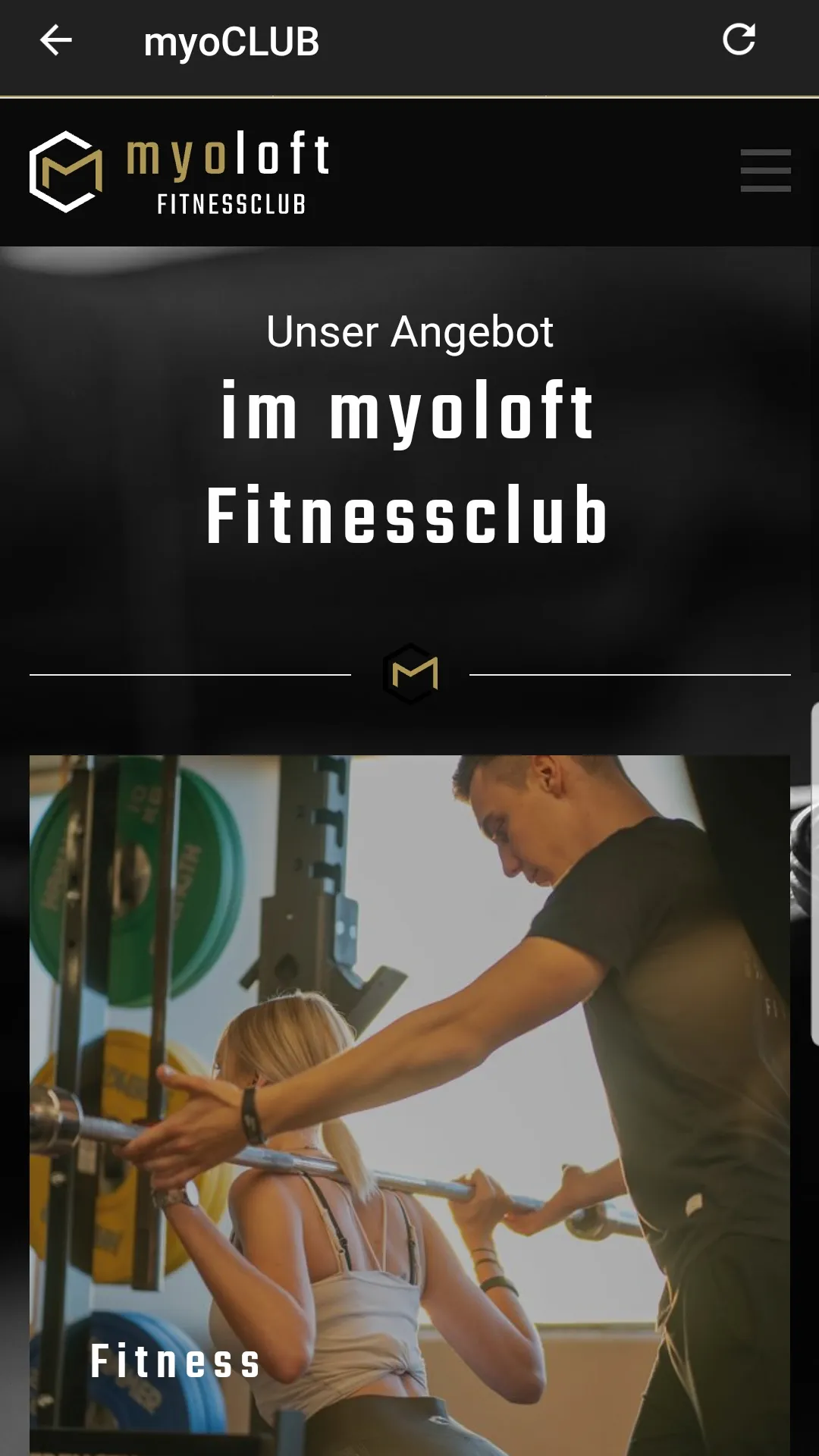 myoloft Fitnessclub | Indus Appstore | Screenshot