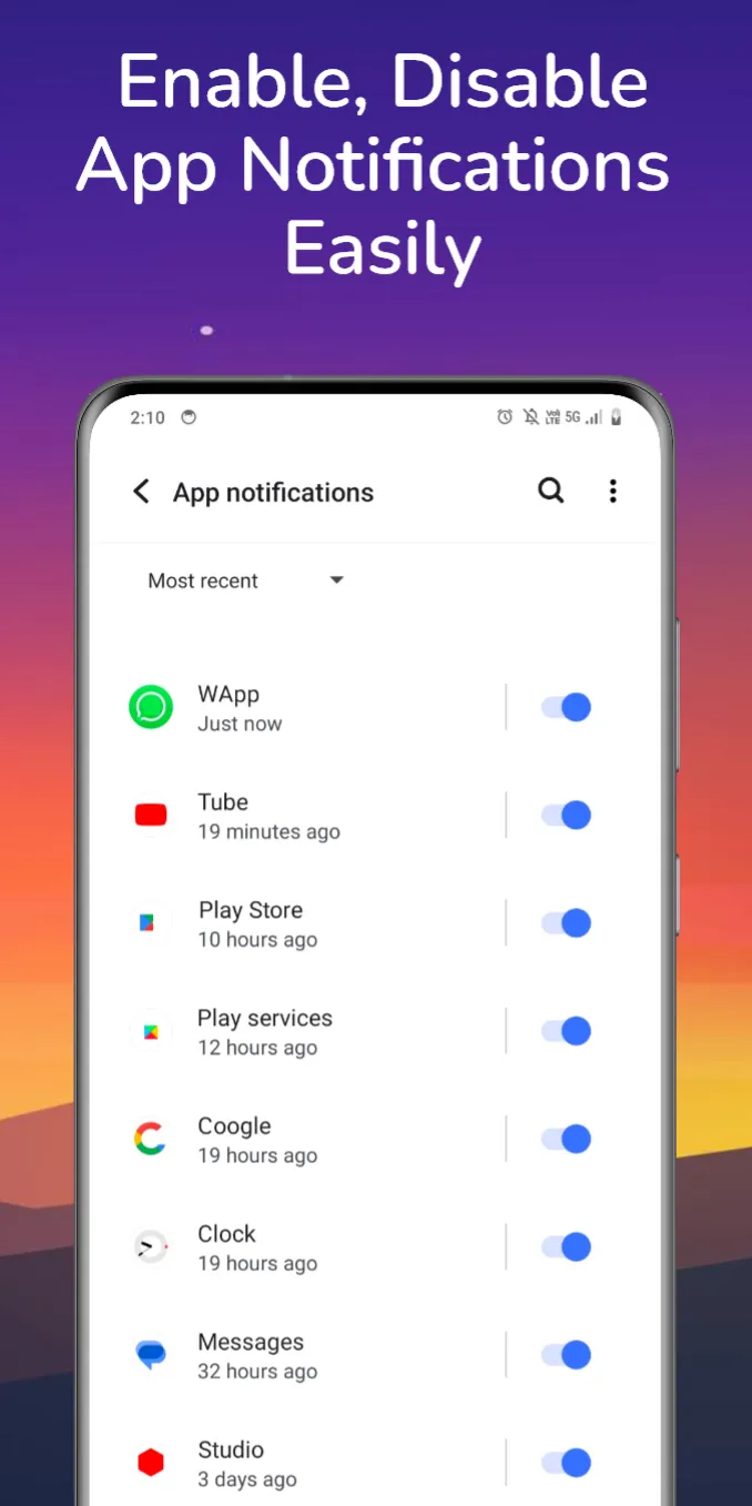 Notification History | Indus Appstore | Screenshot