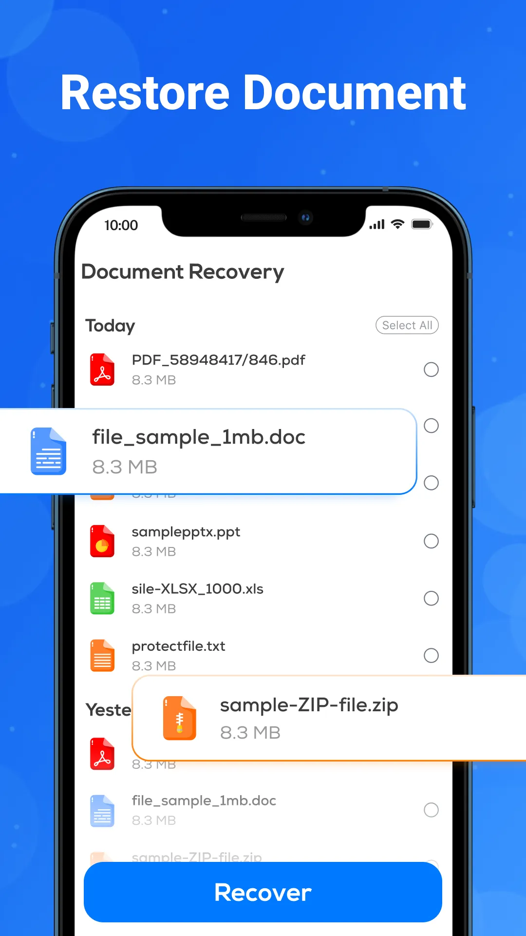 All File Recovery-Photo Video | Indus Appstore | Screenshot