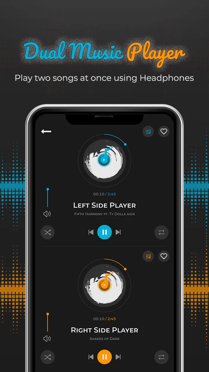 Split Music Player: Dual Audio | Indus Appstore | Screenshot