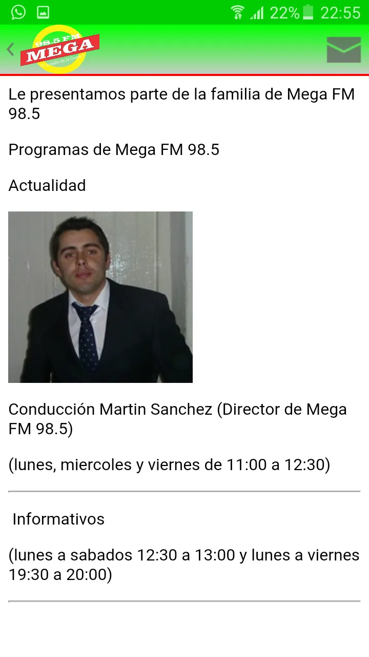 Mega FM Vergara | Indus Appstore | Screenshot