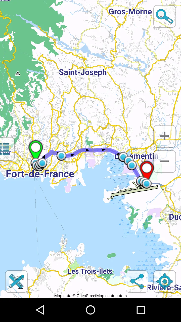 Map of Martinique offline | Indus Appstore | Screenshot