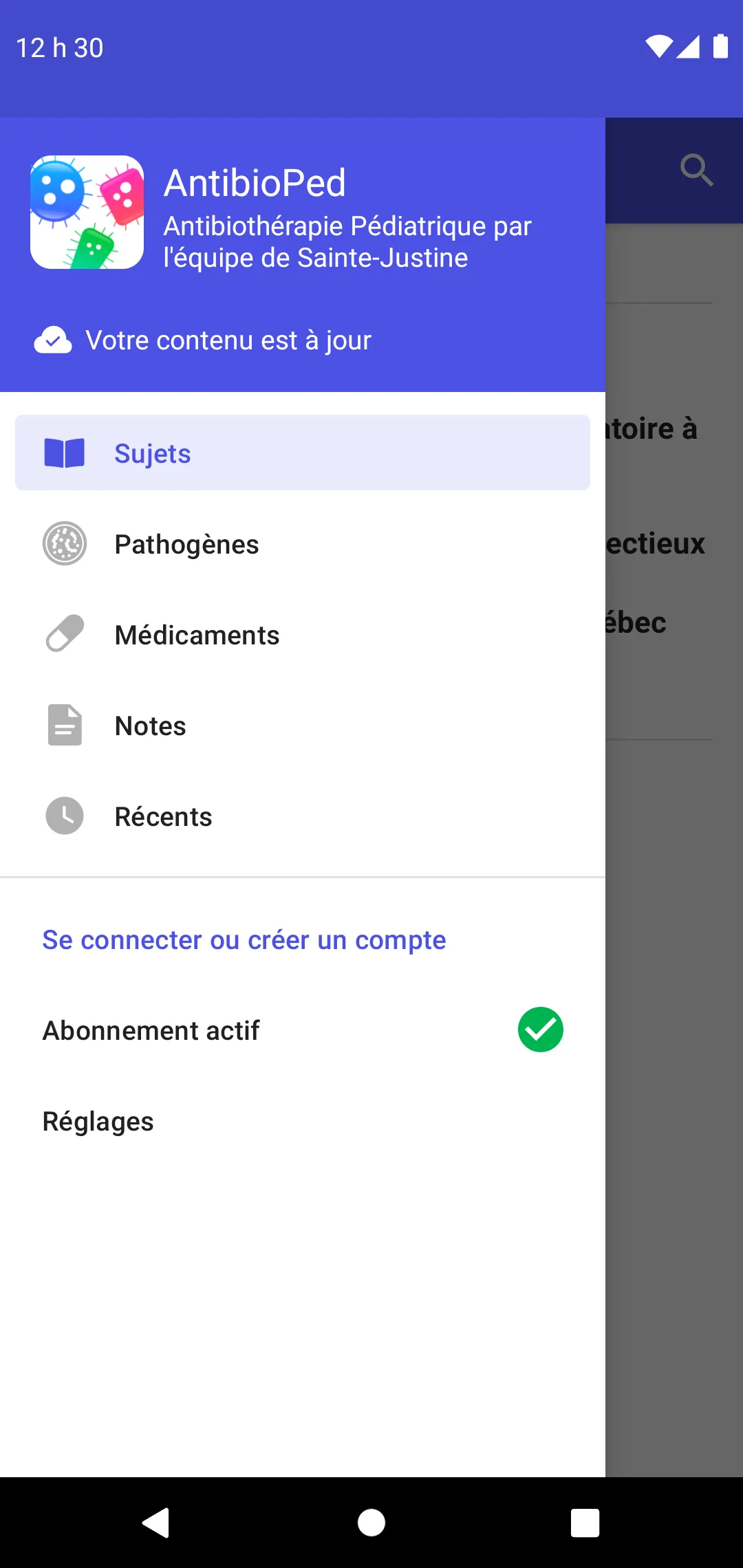 Antibiothérapie Pédiatrique | Indus Appstore | Screenshot