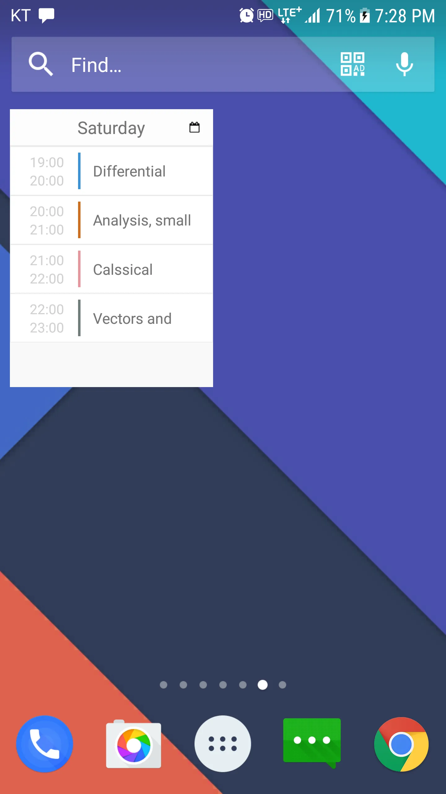 Timetable: a lovely scheduler | Indus Appstore | Screenshot