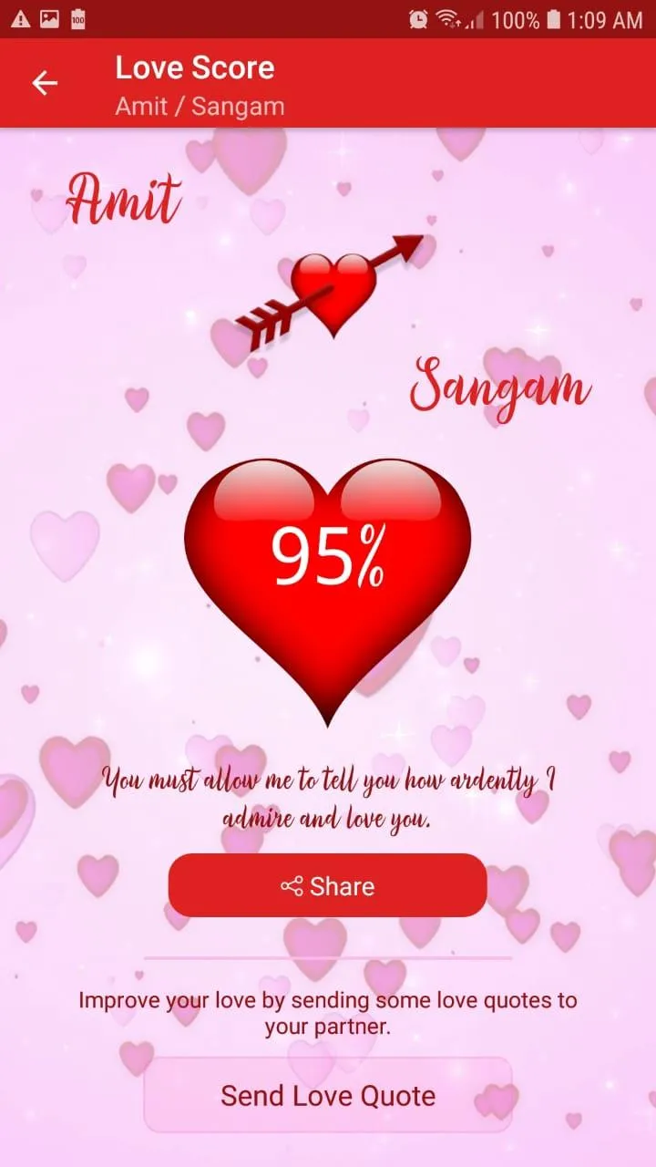 True Love Calculator | Indus Appstore | Screenshot