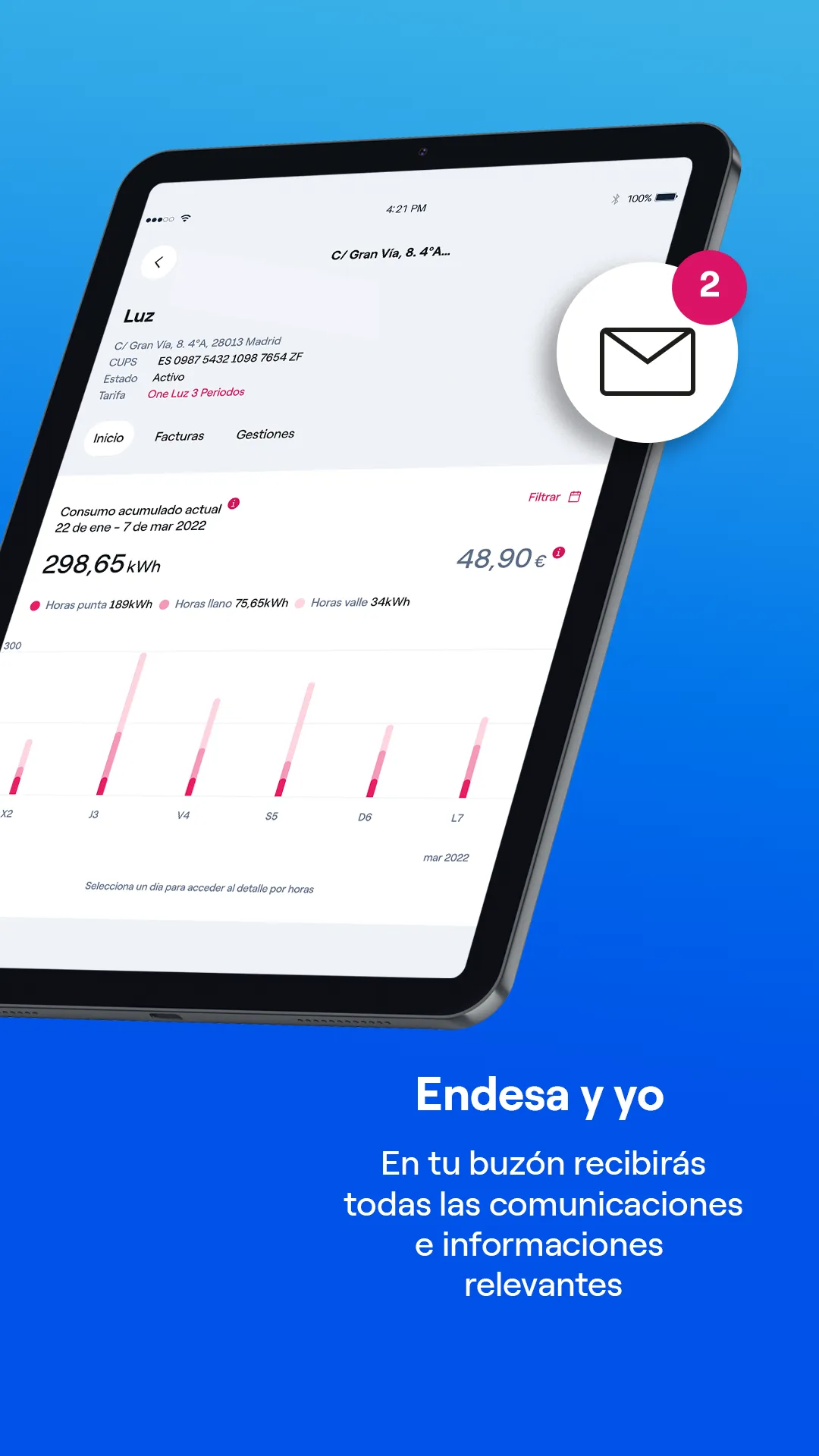 Endesa Clientes, luz y gas | Indus Appstore | Screenshot