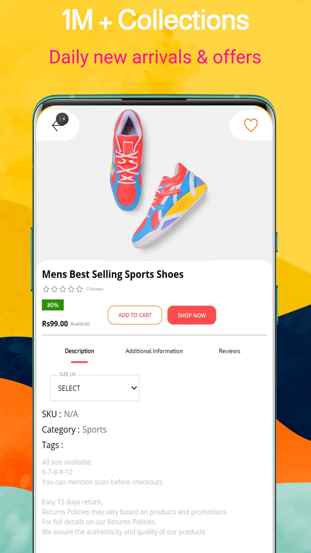 Men Shoes Online Shopping app | Indus Appstore | Screenshot