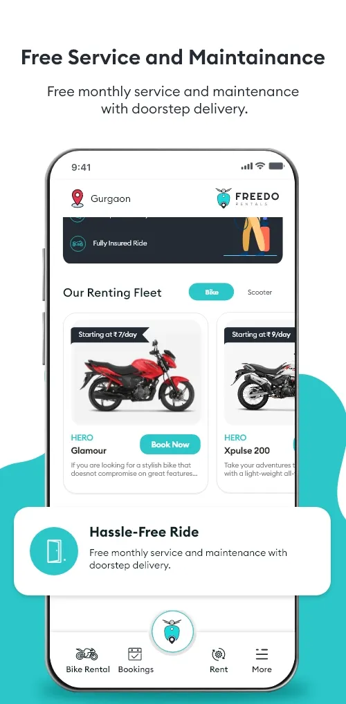 Freedo Rentals Bike Rental App | Indus Appstore | Screenshot