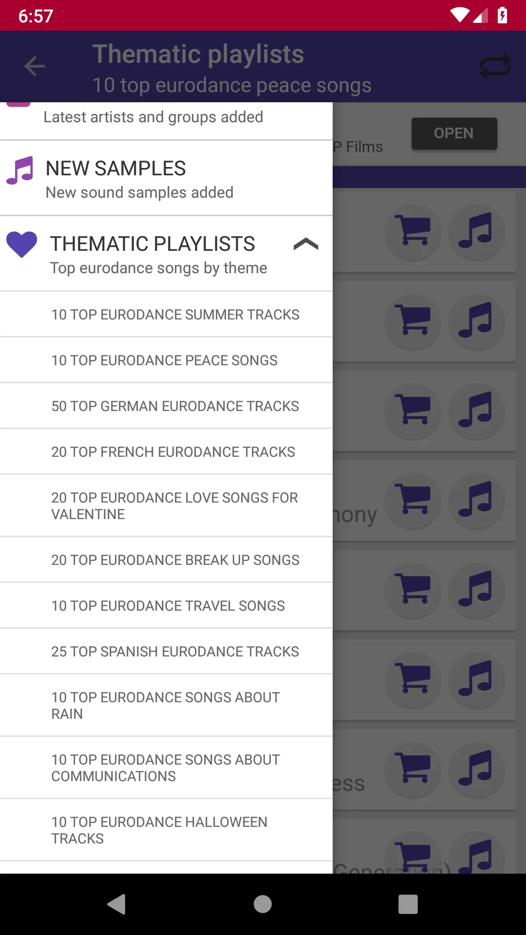 The Eurodance Encyclopaedia | Indus Appstore | Screenshot