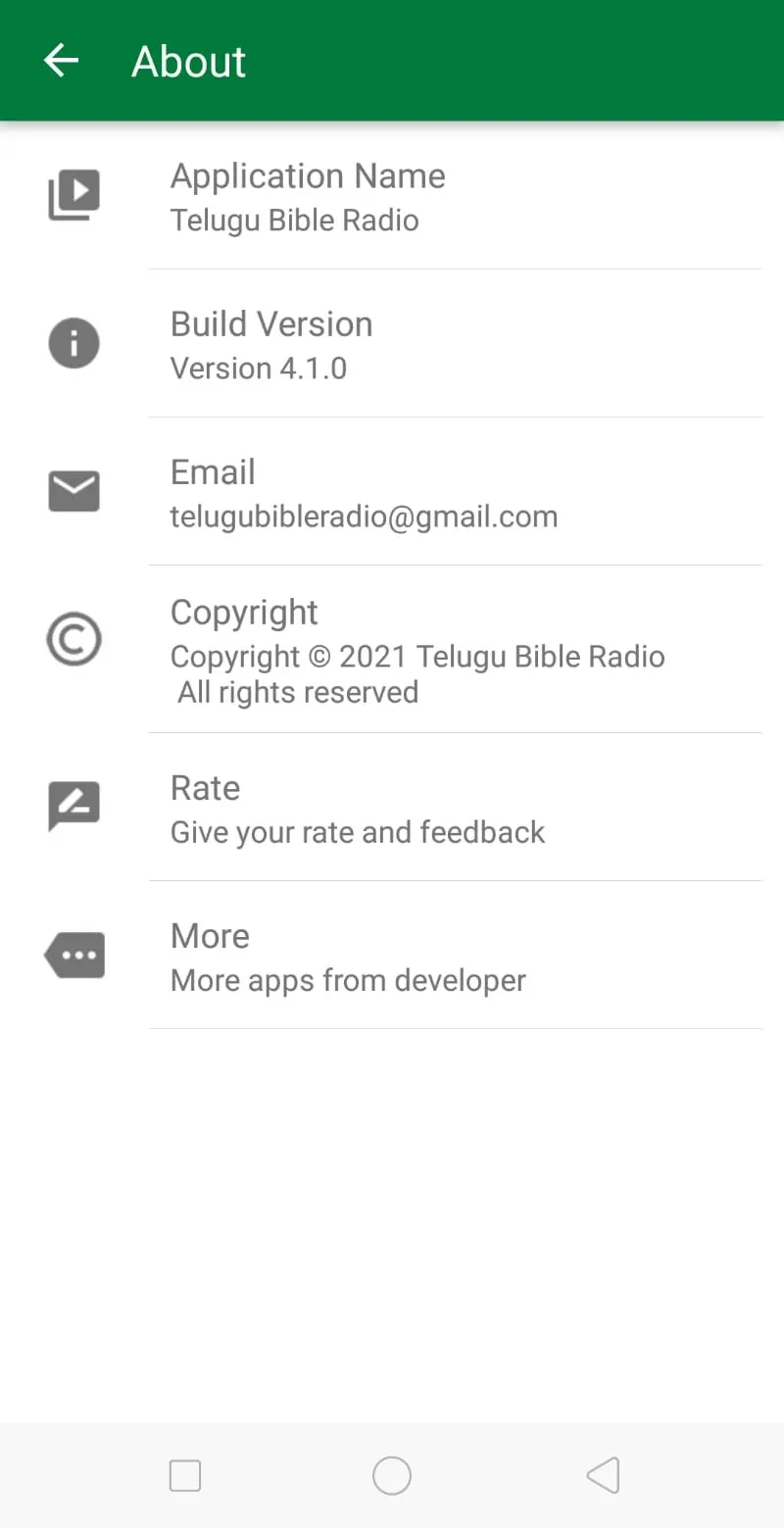 TELUGU BIBLE RADIO | Indus Appstore | Screenshot