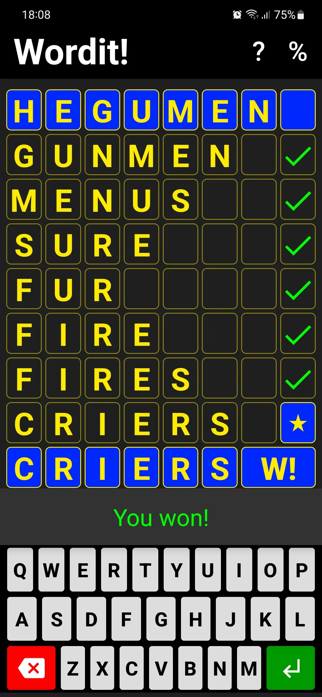 Wordit! - unique word game | Indus Appstore | Screenshot