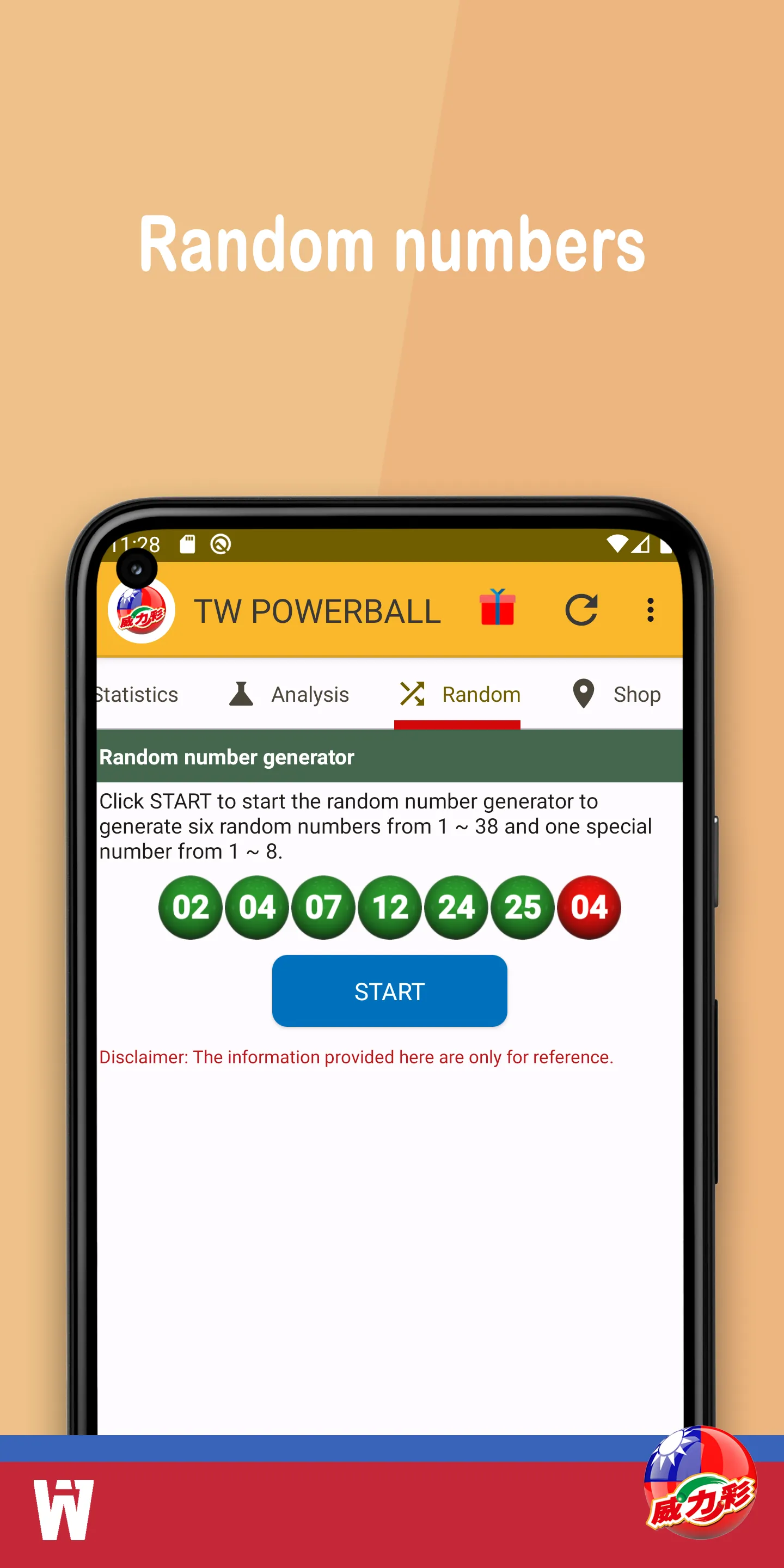 TW Powerball | Indus Appstore | Screenshot