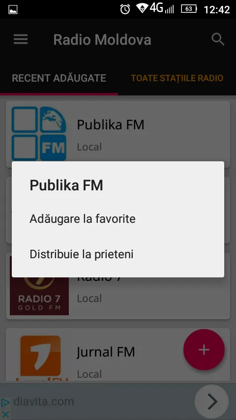 Radiouri din Moldova | Indus Appstore | Screenshot