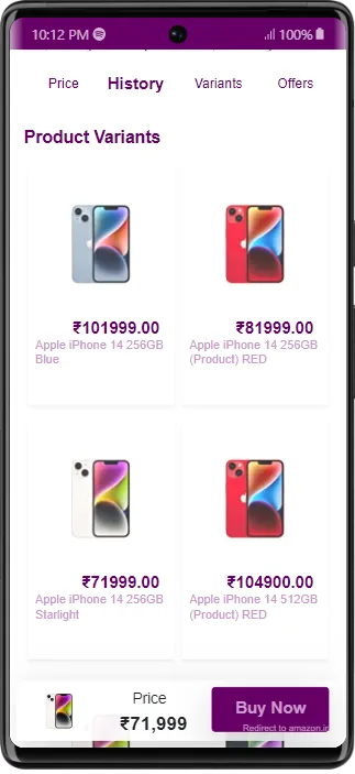 Price History Tracker App | Indus Appstore | Screenshot