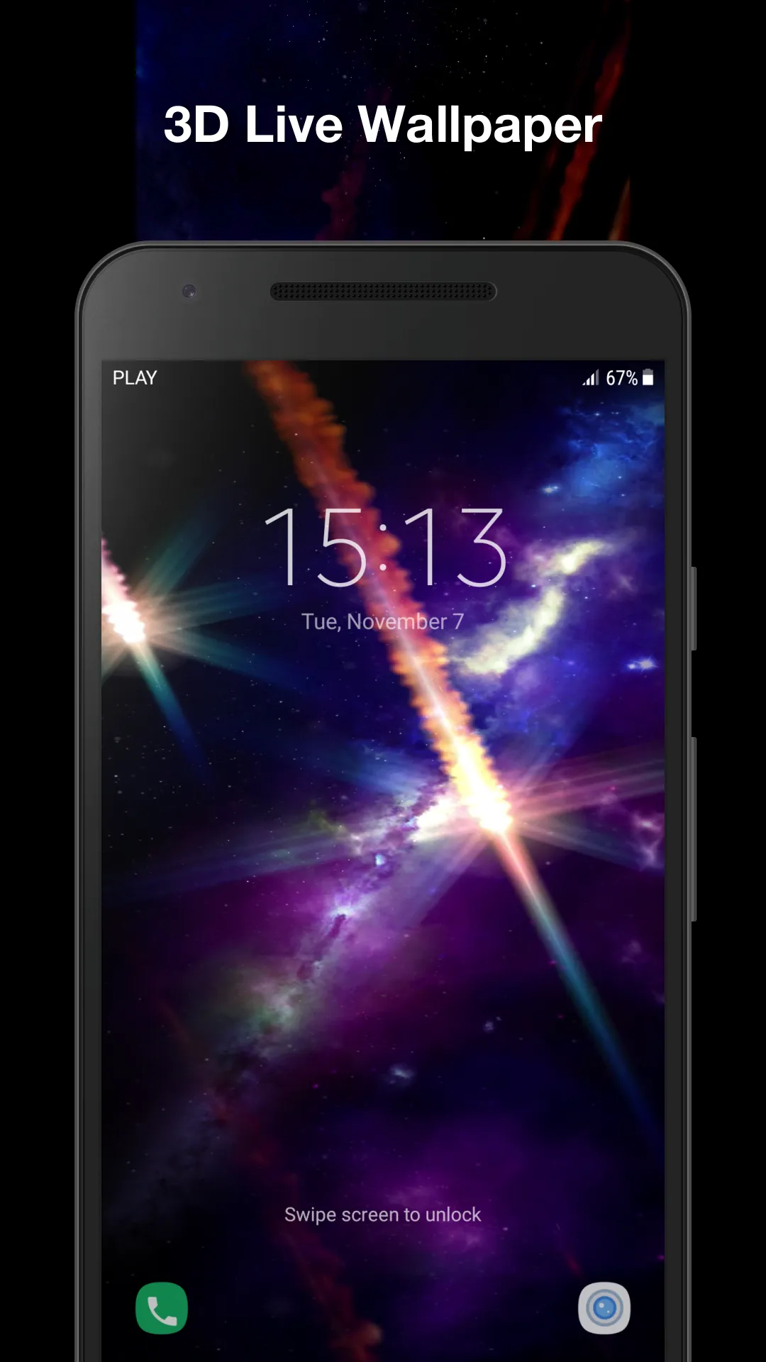 Meteor Shower Live Wallpaper | Indus Appstore | Screenshot