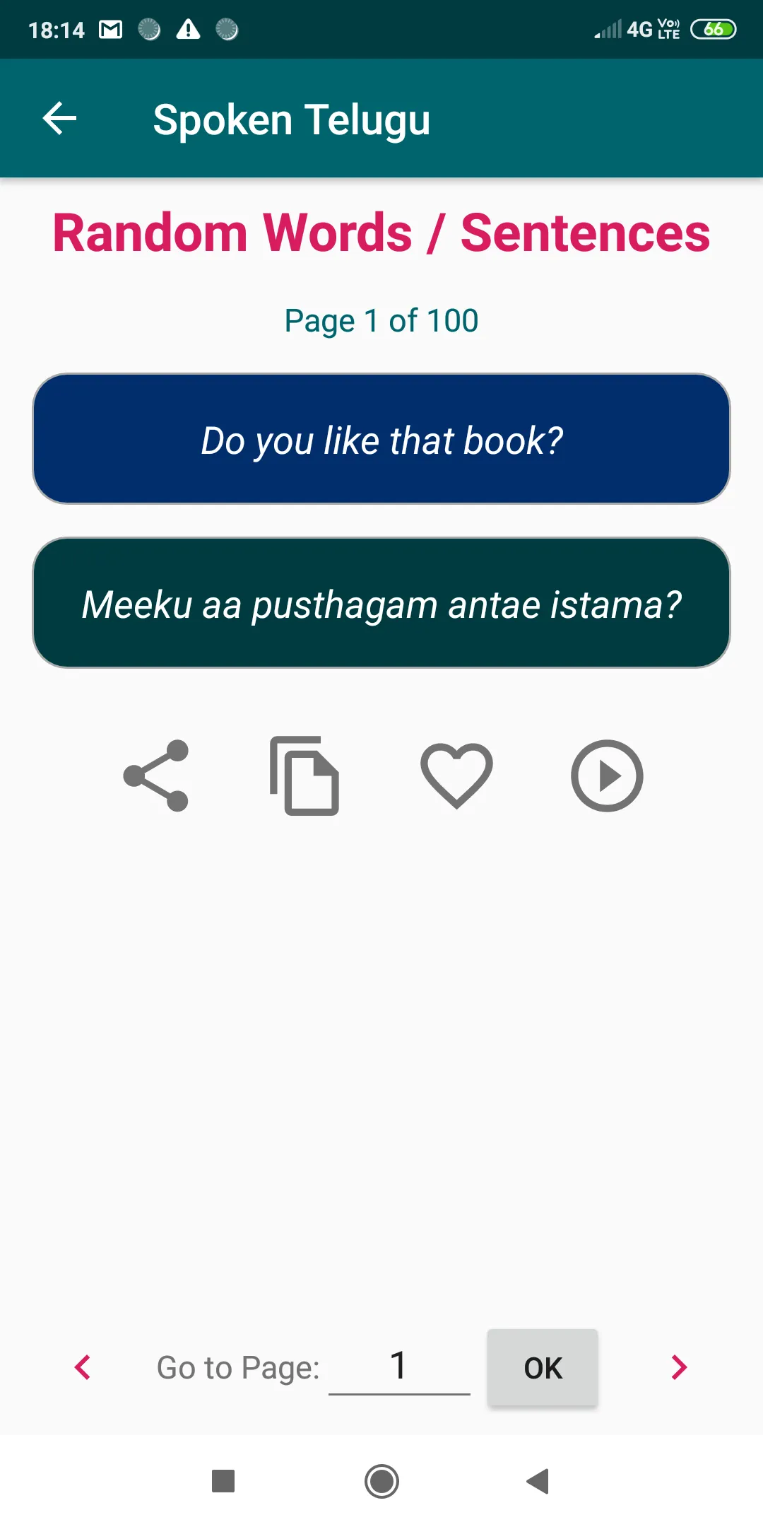 Spoken Telugu through English | Indus Appstore | Screenshot